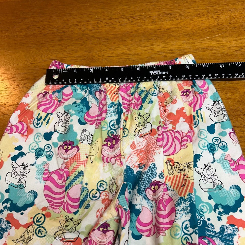 Disney Alice in Wonderland Cheshire Cat Kids Scrub Set Multi-Color L Costume - Picture 6 of 13